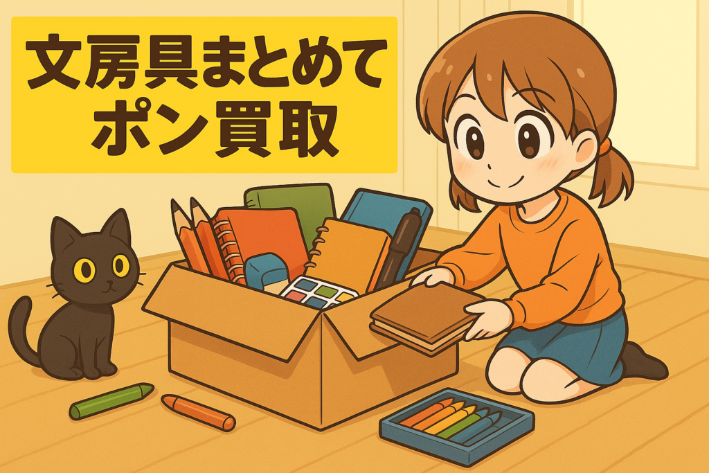 ✏️【文房具まとめてポン買取】使いかけ文具もOK！ノート・消しゴム・鉛筆・手帳・万年筆まで全部まとめて売れるよ！