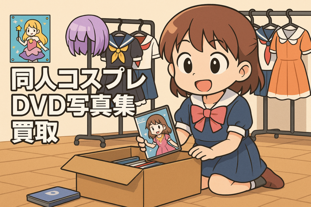 🎧 同人コスプレCD-R・DVD写真集、同人ゲームCD買取のお知らせ