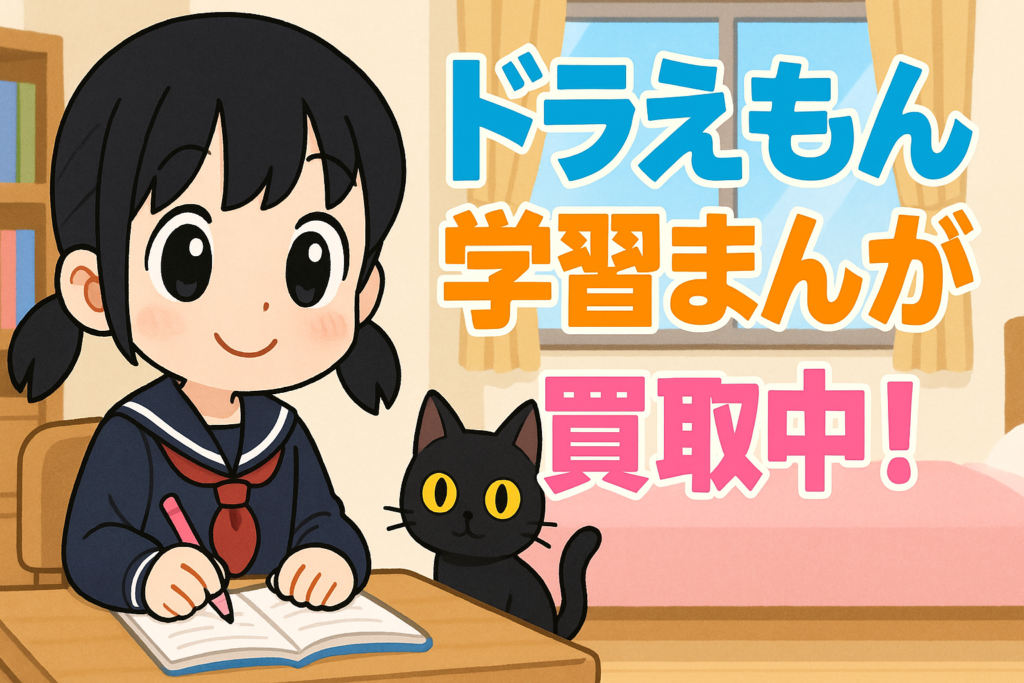 ドラえもんの学習まんがシリーズ買取｜高く売るコツと人気巻ランキング【まとめてポン！買取OK】